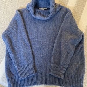 SOLD: Baby Blue Chunky Turtle Neck